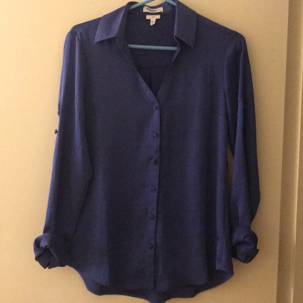 Express Royal Blue Portofino Shirt